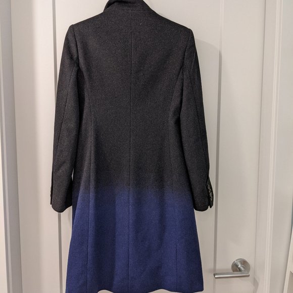 Alexander McQ ombre wool long line coat - never worn - Picture 3 of 5